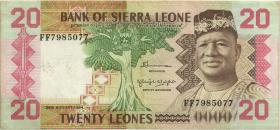 Sierra Leone P.14b 20 Leones 1984 (3) 