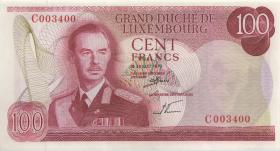 Luxemburg / Luxembourg P.56 100 Francs 1970 (1) C 003400 