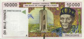 West-Afr.Staaten/West African States P.114Ah 10.000 Francs 1999 (1) 