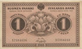 Finnland / Finland P.019 1 Markkaa 1916 (1/1-) 