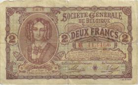 R.434: Besetzung Belgien 2 Francs 7.4.1915 (4) 