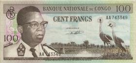 Kongo / Congo P.006 100 Francs 1.2.1962 (3) 