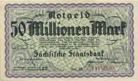 SAX 33: 50 Millionen Mark 1923 (3+) 