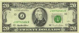 USA / United States P.500 20 Dollar 1995 J (1) 