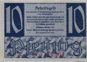 R.215a: Württemberg 10 Pf. 1947 C (1) 