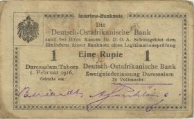R.928u: Deutsch-Ostafrika 1 Rupie 1916 A3 (3) 
