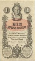 Österreich / Austria P.A084 1 Gulden 1858 (3) 