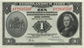 Ndl. Indien / Netherlands Indies P.111 1 Gulden 1943 (1) 