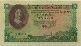 Südafrika / South Africa P.107b 10 Rand (1962-65) (Afrikaans) (2) 