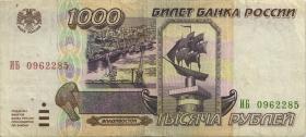 Russland / Russia P.261 1.000 Rubel 1995 (3) 
