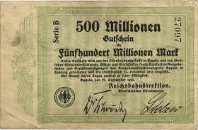 PS1345a Reichsbahn Oppeln 500 Million Mark 1923 (3) 