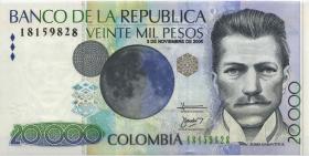 Kolumbien / Colombia P.454k 20.000 Pesos 3.11.2005 (1) 