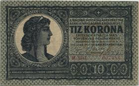 Ungarn / Hungary P.041 10 Kronen 9.8.1919 (3) 