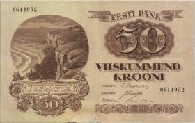 Estland / Estonia P.65a 50 Kronen 1929 (4) 