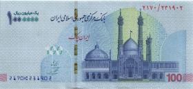 Iran P.166 1.000-000 Rials = 100 Toman (2022) Scheck (1) 
