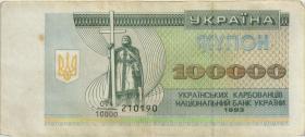 Ukraine P.097a 100.000 Karbowanez 1993 (3-) 