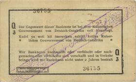 R.929l: Deutsch-Ostafrika 1 Rupie 1916 Q3 (1/1-) 