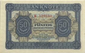 R.339a: 50 Pfennig 1948  6-stellig Serie W (1) 