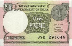 Indien / India P.117b 1 Rupien 2016 (1) 
