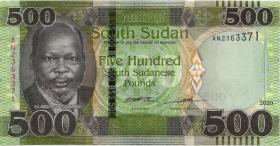 Süd Sudan / South Sudan P.16b 500 South Sudanese Pounds 2020 (1) 