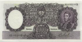 Argentinien / Argentina P.279 1000 Pesos (1966-69)(1) 
