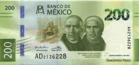 Mexiko / Mexico P.135 200 Pesos 2018 (1/1-) 