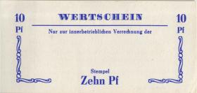 L.V13II LPG Wertscheine Blanko 10 Pfennig (1) 
