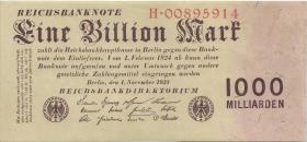 R.126a: 1 Billion Mark 1923 H Reichsdruck (1) 