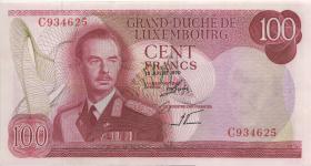 Luxemburg / Luxembourg P.56 100 Francs 1970 (1) C 
