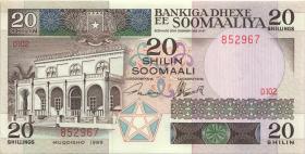 Somalia P.33d 20 Shilling 1989 (1) 