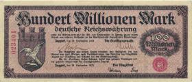 Notgeld Zoppot 100 Millionen Mark 1923 (2+) 