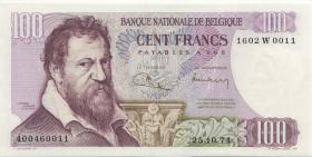 Belgien / Belgium P.134b 100 Francs 25.10.1971 (3+) 