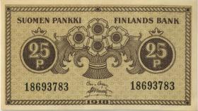 Finnland / Finland P.033 25 Pennia 1918 (2+) 