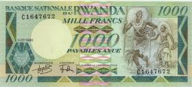 Ruanda / Rwanda P.17 5000 Francs 1981 (1) 