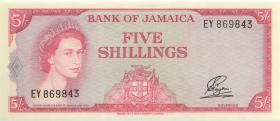 Jamaika / Jamaica P.051Aa 5 Shillings (1964) (1) 
