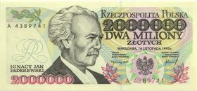 Polen / Poland P.163 2.000.000 Zlotych 1993 Serie A (1) 