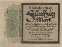 R.056f: 50 Mark 1908 (1) "Trauerschein" 