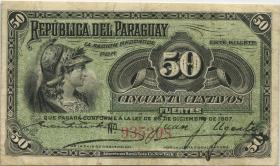 Paraguay P.137 50 Centavos Fuertes L. 1916 (3) 