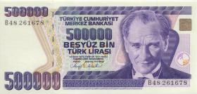 Türkei / Turkey P.208b 500.000 Lira 1970 (1993) (1) Serie B 
