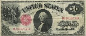 USA / United States P.187 1 Dollar 1917 (3) United States Note 