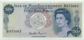 Insel Man / Isle of Man P.28b 50 New Pence (1979) B (1) 