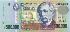 Uruguay P.73a 500.000 Pesos 1992 (1) 
