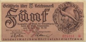 Heidenheim 5 Reichsmark 15.4.1945 (1) 