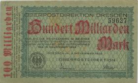 MG503.3a OPD Dresden 100 Milliarden Mark 1923 (3) 