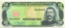 Dom. Republik/Dominican Republic P.148a 10 Pesos Oro 1995 (1) 