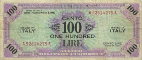 Italien / Italy P.M21a 100 Lire 1943 A (3) 