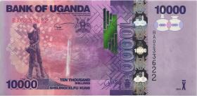 Uganda P.52d 10.000 Shillings 2015 (1) 