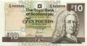 Schottland / Scotland P.353b 10 Pounds 2001 D/15 992938 (1) 