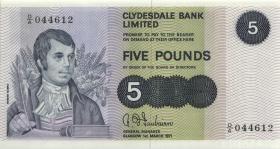 Schottland / Scotland P.205a 5 Pounds 1971 D/A (1) 