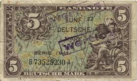R.236F 5 DM 1948 zeitgenössische Fälschung (4) "Wertlos" 